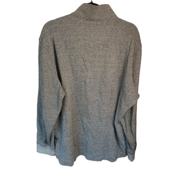Robert Graham 1/4 Zip‎ Pullover Striped Sweater Size 2XL - Picture 2 of 4